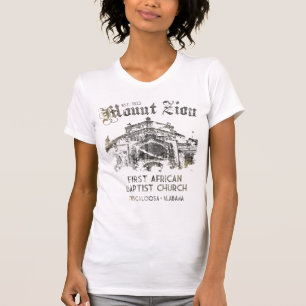 最初にMount Zionのアフリカのバプティスト教会 Tシャツ