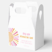 最初ののまわりに旅は太陽の女の子1歳の誕生日 フェイバーボックス (オープン)