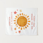 最初ののまわりに旅ザ・サン – サンシャイン1歳の誕生日 タペストリー (正面(横))