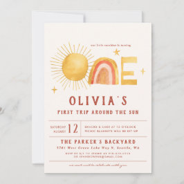 最初ののまわりに旅 |誕生日パーティー  招待状