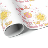 最初ののまわりに旅The Sun Girl 1st.誕生日パーティー ラッピングペーパー (ロールコーナー)