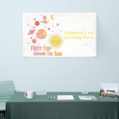 最初ののまわりに旅The Sun Girl 1st.誕生日パーティー 横断幕 (トレードショー)