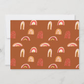 最初ののまわりに日没 |誕生日パーティー 招待状 (裏面)