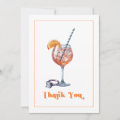 最初のひと口で恋に落ちる ブライダルシャワーの写真 サンキューカード (正面)