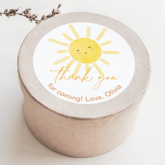 最初のまわりにの日感謝していづり ラウンドシール