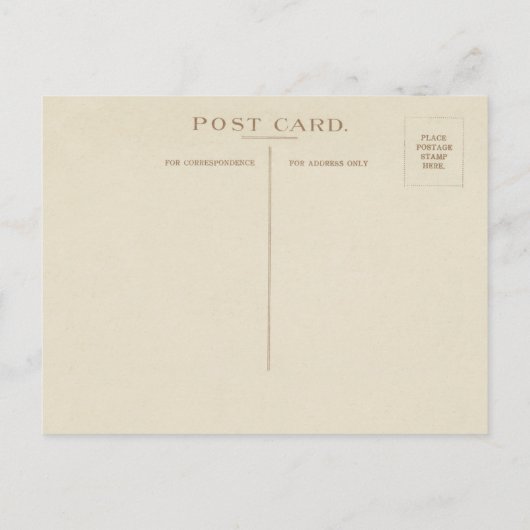 最初のアメリカの大統領が1844年のリトグラフを復元 ポストカード (裏面)