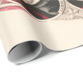 最初のアメリカの大統領が1844年のリトグラフを復元 ラッピングペーパー (ロールコーナー)