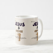 最初のイエス、次にコーヒー/マグカップ/クリスチャン/キッチン コーヒーマグカップ (正面右)