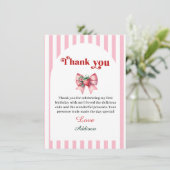 最初のイチゴとリボン サンキューカード (スタンド正面)