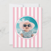 最初のイチゴとリボン サンキューカード (裏面)