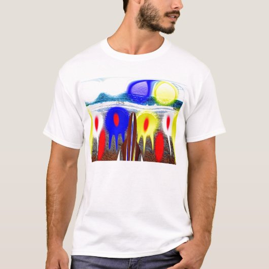 最初のエイリアン侵入 Tシャツ (正面)