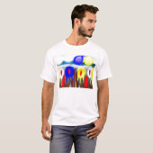 最初のエイリアン侵入 Tシャツ (正面フル)
