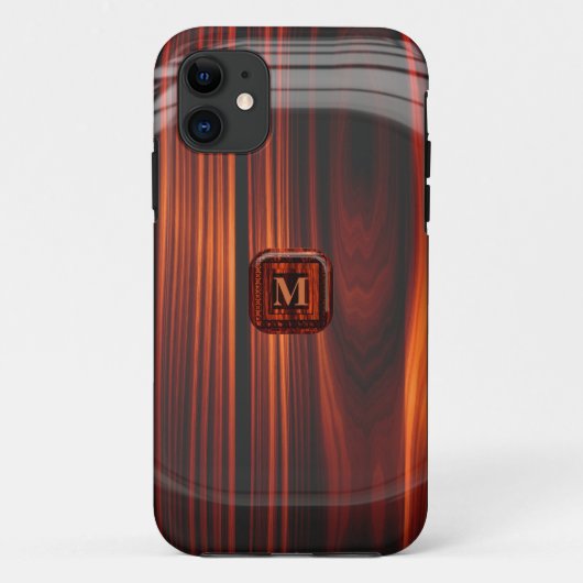 最初のカッコいいによってニスをかけられる木製の一見のiPhone 5の箱を加えて下さい Case-Mate iPhoneケース (裏面)