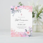 最初のガーリー聖体桃色のフローラ 招待状 (スタンド正面)