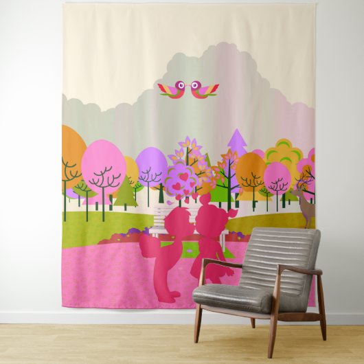 最初のキス タペストリー (インサイチュ)