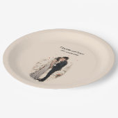 最初のキス ペーパープレート (アングル)