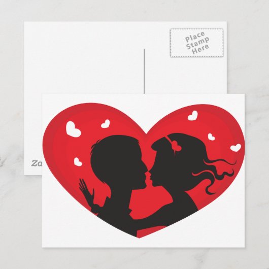 最初のキス ポストカード (正面/裏面)