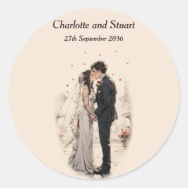 最初のキス ラウンドシール