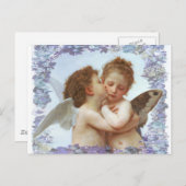 最初のキス、C.1873ウィリアム・ブルゴー ポストカード (正面/裏面)