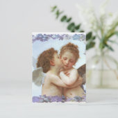 最初のキス、C.1873ウィリアム・ブルゴー ポストカード (スタンド正面)