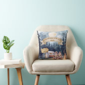 最初のキュートなクリスマス新婚記念オーナメント クッション (椅子)