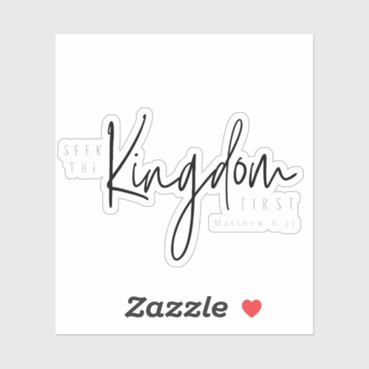 最初のキリスト教徒として王国を求める シール (シート)