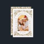 最初のクリスマスを一緒にお祝い アーチ3 フォト コラージュ シーズンカード<br><div class="desc">特別なカードで一緒に最初のクリスマスをお祝いしましょう。あなたたちの写真が優雅に曲線を描くモダンなタイポグラフィとオリジナルの手描きの冬の葉の芸術作品を特徴とする、ユニークでモダンなホリデーカードです。裏面には、一致するパターンと、あなたがより多くのお気に入りの写真を共有できる3枚の写真のコラージュがあります。提供されたテンプレートを使用して、表と裏を簡単に自分のテキストと写真でパーソナライズできます。さらにカスタマイズするには、「Design for Tool」をクリックしてください。軽微な調整、カスタムの挨</div>