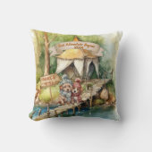 最初のクリスマス カップル クリスマス 新婚 オーナメント クッション (正面)