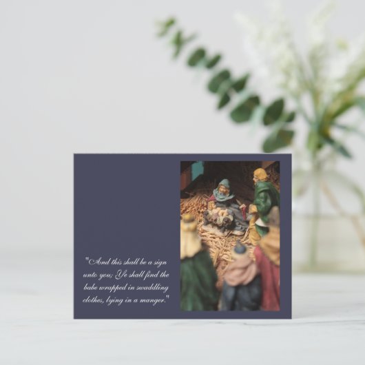 最初のクリスマス シーズンポストカード (スタンド正面)