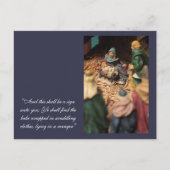 最初のクリスマス シーズンポストカード (正面)