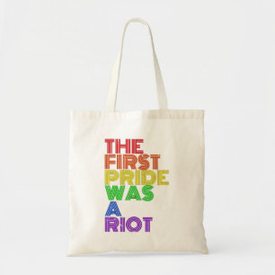 最初のゲイプライドは暴動LGBT トートバッグ