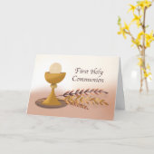 最初のコミューン小麦のアリスとホスト カード (黄色い花)