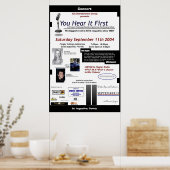 最初のコンサートポスターを聞く ポスター (キッチン)