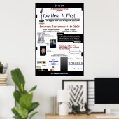 最初のコンサートポスターを聞く ポスター (ホームオフィス)