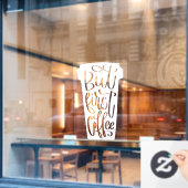 最初のコーヒーウィンドウデカール ウィンドウサイン (カフェ窓)
