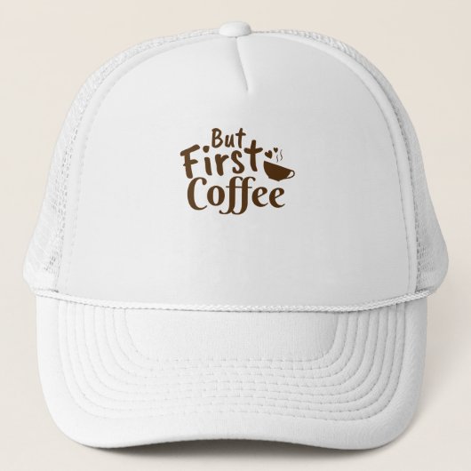 『最初のコーヒー』 キャップ (正面)
