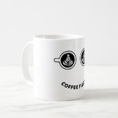 最初のコーヒー コーヒーマグカップ (正面左)