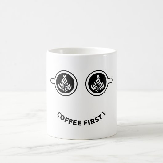最初のコーヒー コーヒーマグカップ (中央)