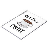 最初のコーヒー – コーヒー愛好家 ノートブック (左側)