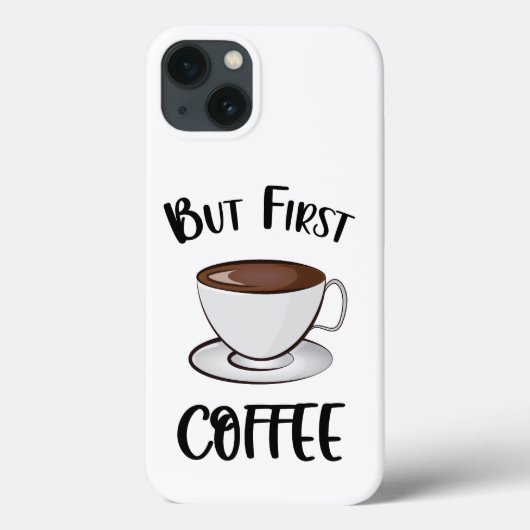 最初のコーヒー – コーヒー愛好家 Case-Mate iPhoneケース (裏面)