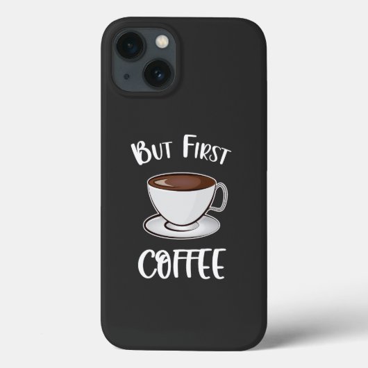 最初のコーヒー – コーヒー愛好家 Case-Mate iPhoneケース (裏面)