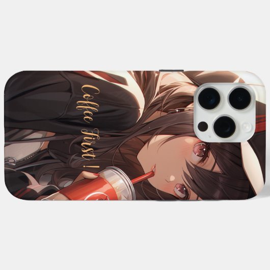 最初のコーヒー Case-Mate iPhoneケース (裏面 (横))