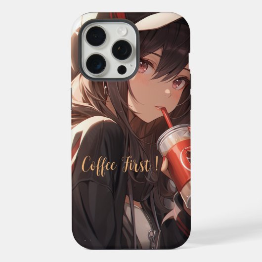 最初のコーヒー iPhoneケース (裏面)