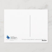 最初のシンボルや象徴の春hellebores水色 ポストカード (裏面)