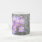 最初のシンボルや象徴春 フロストグラスマグカップ (正面左)