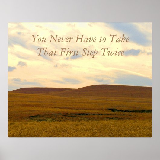 最初のステップの回復ポスターを取る ポスター (正面)