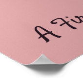 最初のステップは、砂漠のピンクの芸術の旅を開始 ポスター (角)