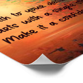 最初のステップポスター紙(マット) ポスター (角)