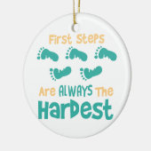最初のステップ セラミックオーナメント (左)
