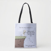 最初のステップ トートバッグ (正面)